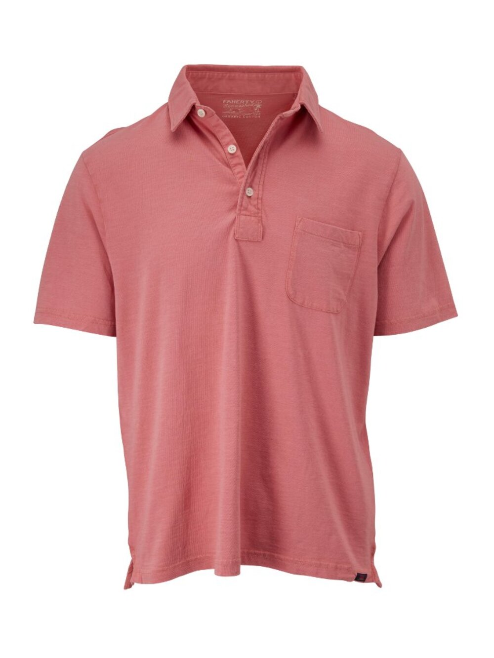 Faherty Sunwashed Organic Cotton Men's XL Nantucket Red Polo NWT - Picture 3 of 3